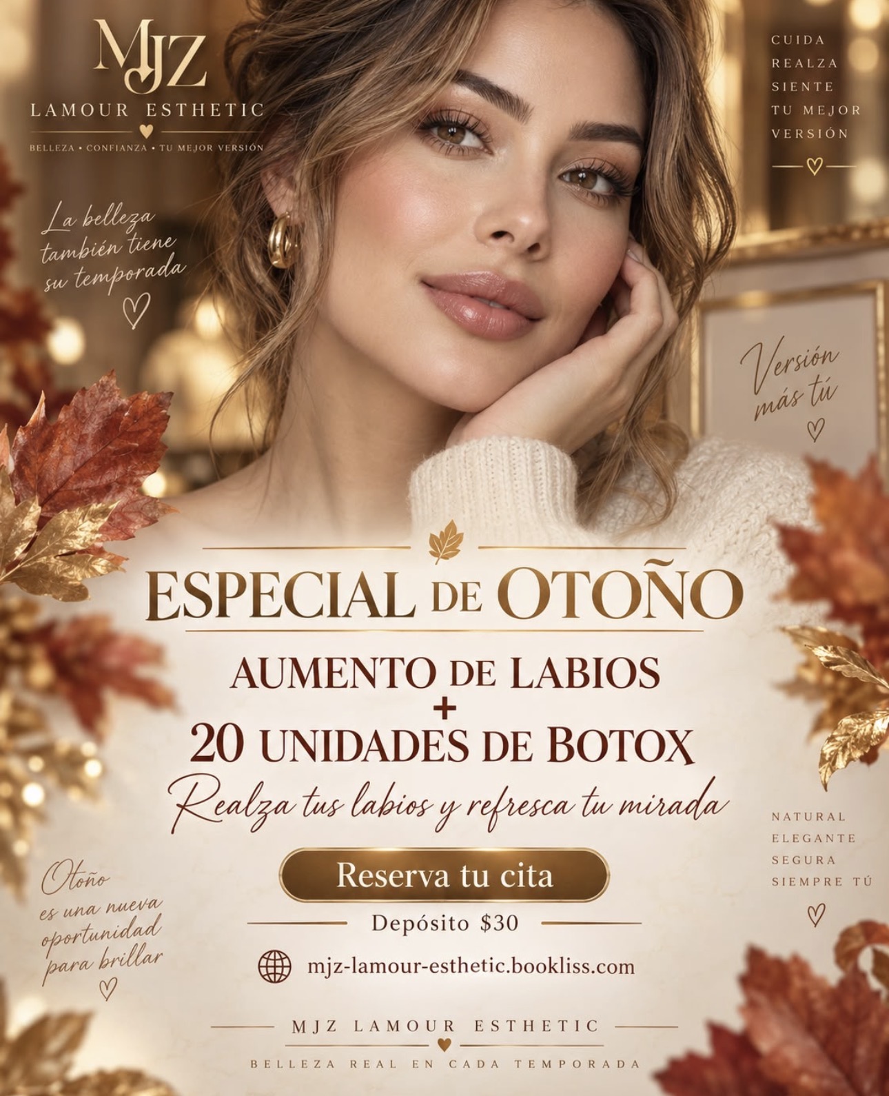 Lip enhancement and Botox seasonal promotion